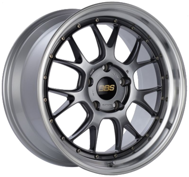 BBS LM-R 20x9.5 5x120 ET23 Diamond Black Center / Diamond Cut Lip Wheel -82mm PFS/Clip Required