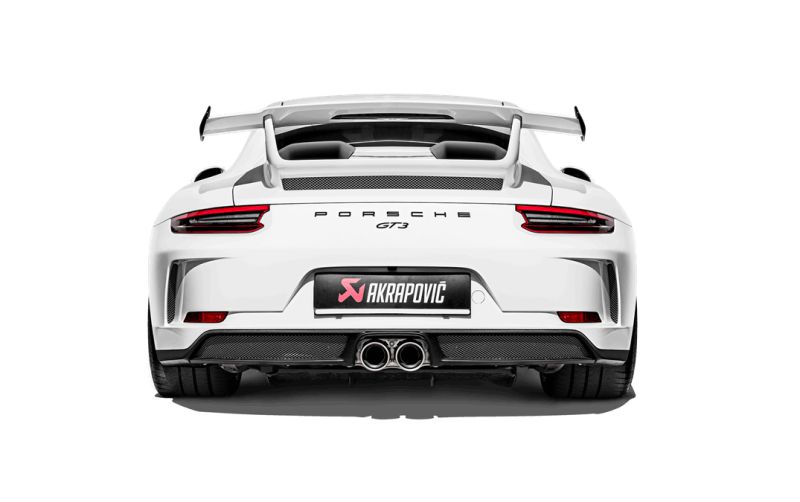 Akrapovic 2018 Porsche 911 GT3 (991.2) Slip-On Race Line (Titanium) w/Header/Tail Pipes