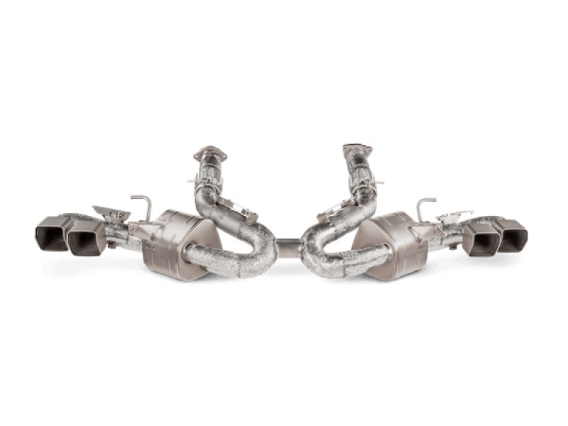 Akrapovic 2020+ Chevrolet Corvette C8 Slip-On Line (Titanium)