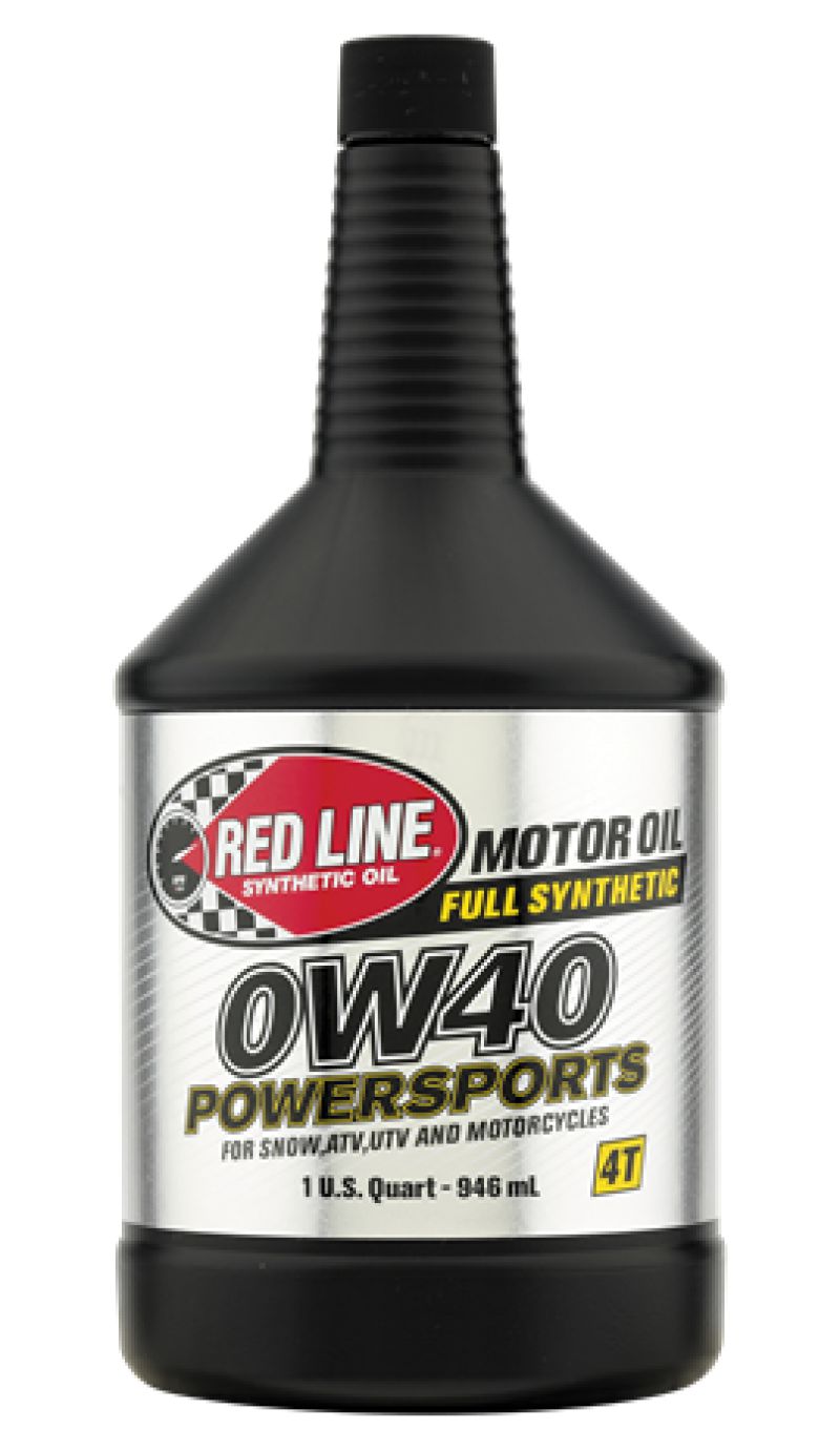 Red Line 0W40 Motor Oil Quart (For Four-Stroke Dirt Bikes/ ATVs/) - Case of 12