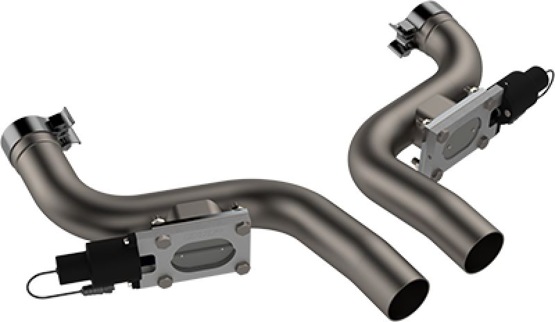 QTP 15-19 Dodge Challenger/Charger 6.2L/6.4L 304SS Aggressor Cutout Dual Mid Pipes