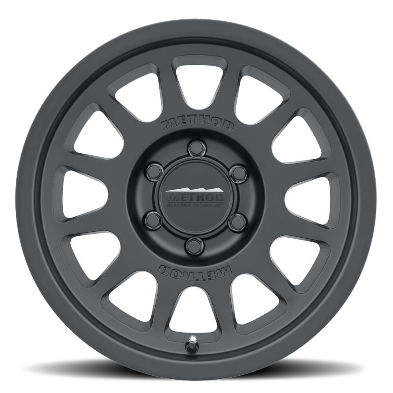 Method MR703 17x8.5 0mm Offset 6x135 87mm CB Matte Black Wheel