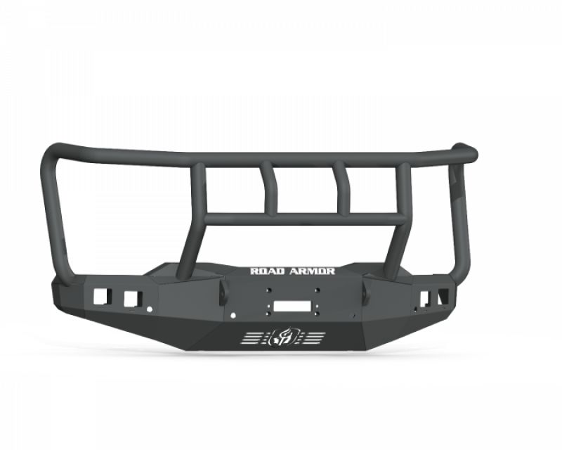 Road Armor 20-22 Chevy 2500 Stealth Front Winch Bumper Titan Guard - Texture Black