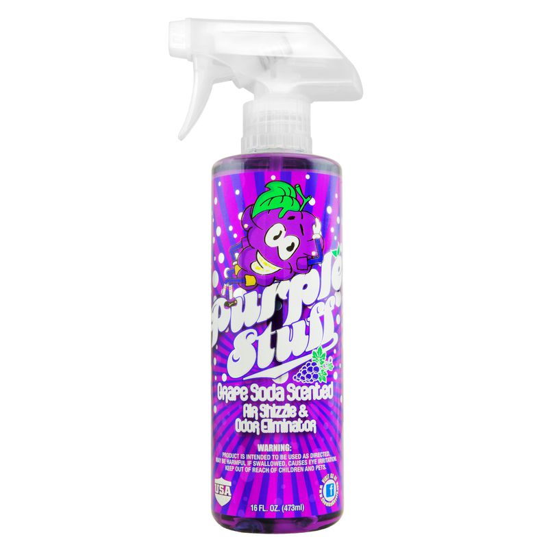 Chemical Guys Purple Stuff Grape Soda Air Freshener & Odor Eliminator - 16oz - Case of 6