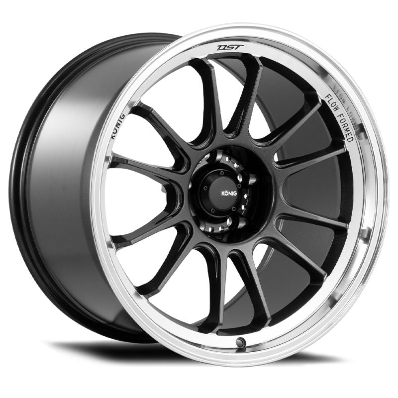 Konig Hypergram 15x8 4x100 ET35 Metallic Carbon w/ Machined Lip