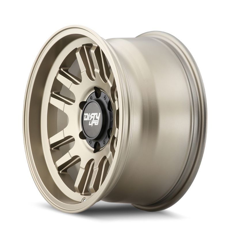 Dirty Life 9310 Canyon 17x9 / 6x139.7 BP / 0mm Offset / 106mm Hub Satin Gold Wheel