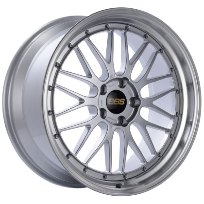 BBS LM 19x11 5x120 ET37 Diamond Silver Center / Diamond Cut Lip Wheel PFS/Clip Required