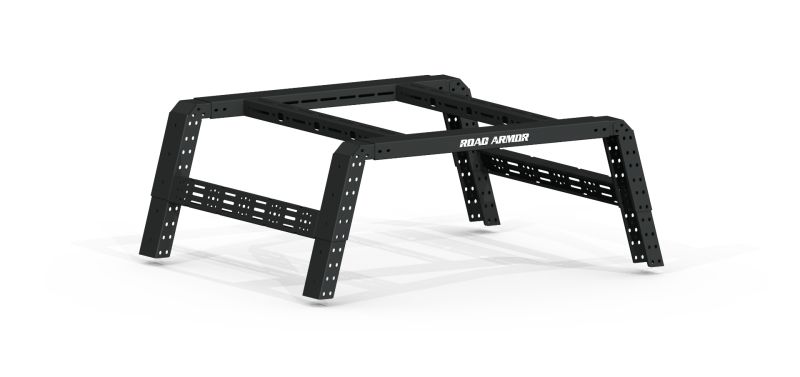 Road Armor Universal 5ft Bed TRECK Adj Bed Rack - Tex Blk (w/o Brackets)