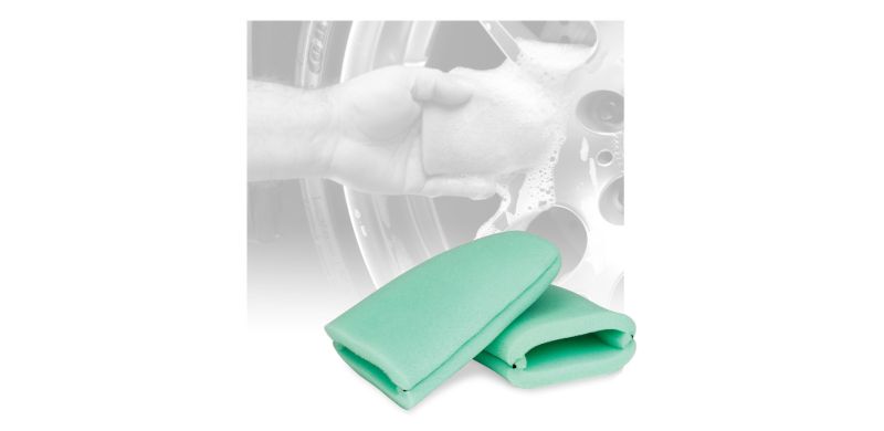 Griots Garage 3-Finger Foam Detail Mitts (Set of 2) - Case of 100