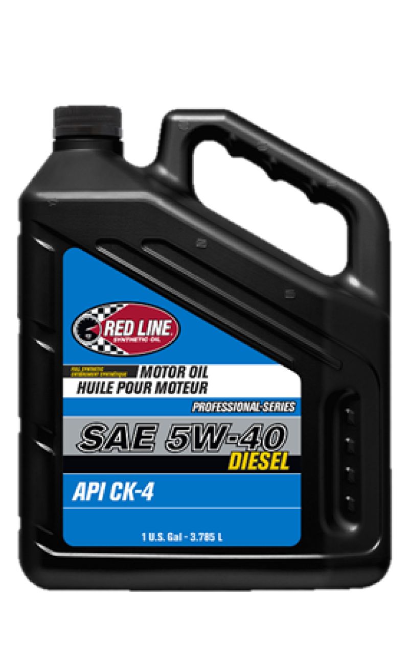 Red Line Pro-Series Diesel CK4 5W40 Motor Oil - Gallon - Case of 3