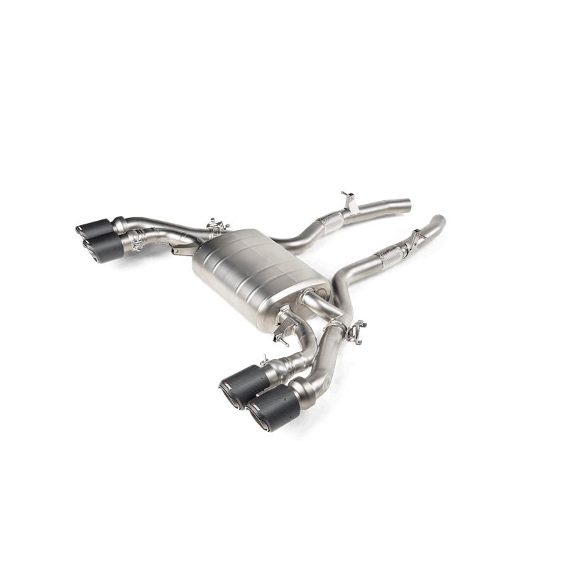 Akrapovic 19-20 BMW X3 M/X4 M (F97/F98) w/OPF/GPF Slip-On Line (Titanium) (Req. Tips)