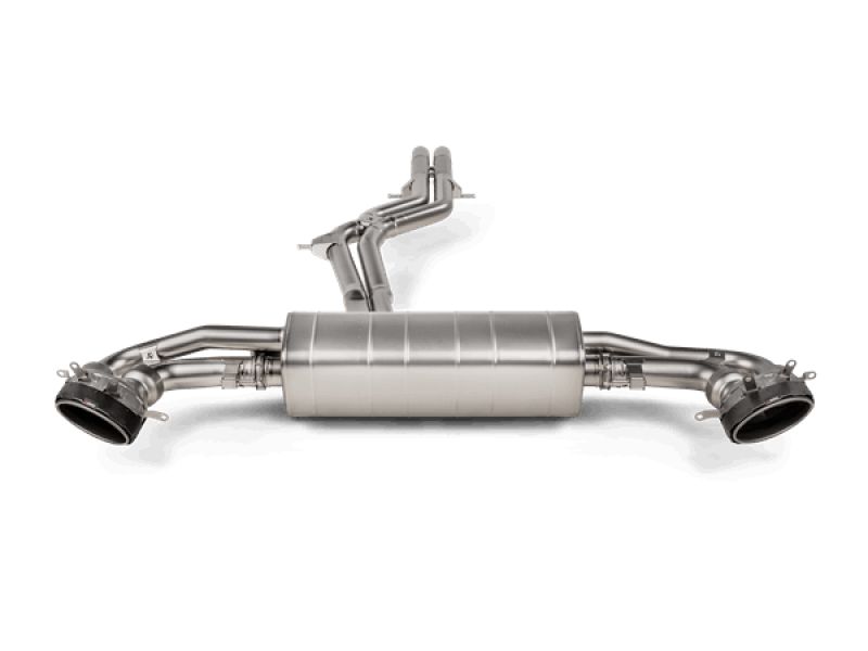 Akrapovic 2020+ Audi RS Q8 (M4) Evolution Line Cat Back (Titanium) w/Carbon Fiber/Titanium Tips