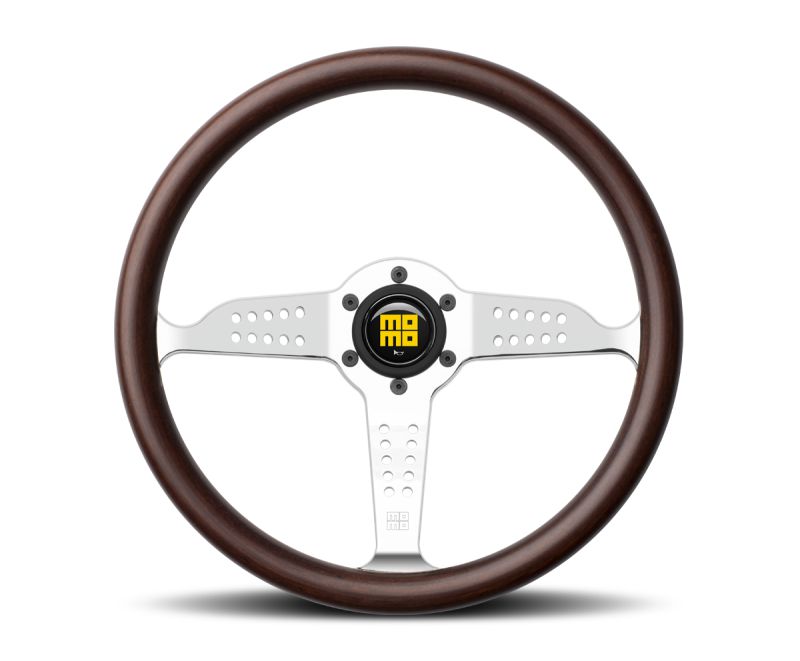 Momo Super Grand Prix Steering Wheel 350 mm - Mahogany Wood/Pol Spokes