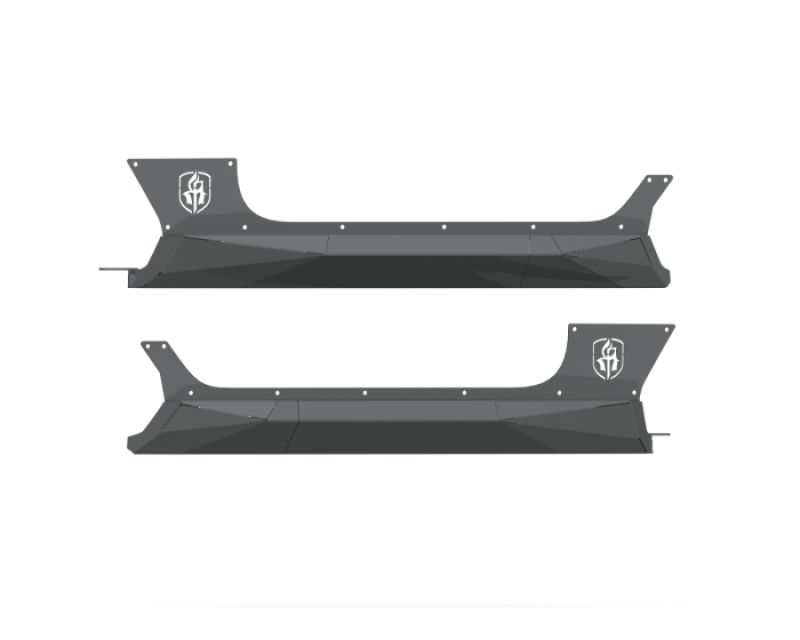 Road Armor 2018+ Jeep Wrangler JL 2-Door Stealth Rocker Guards - Tex Blk