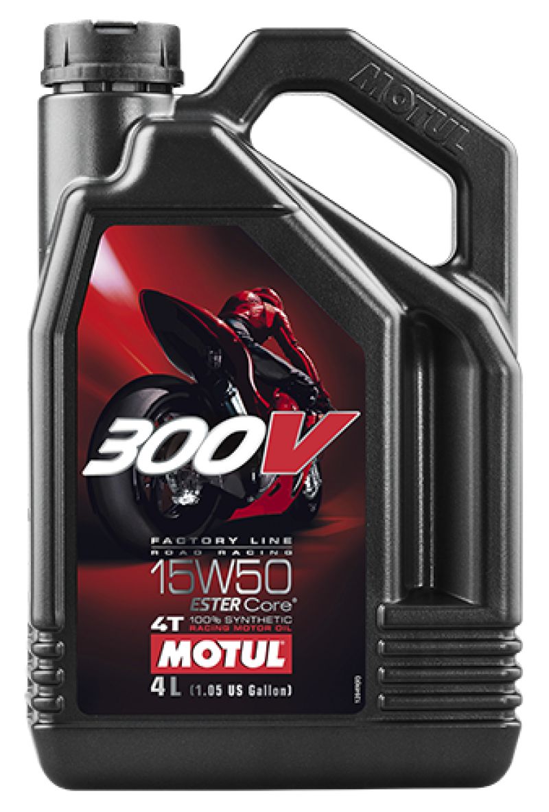 Motul 4L Factory Line Road Racing 300V 15W50 - Case of 4