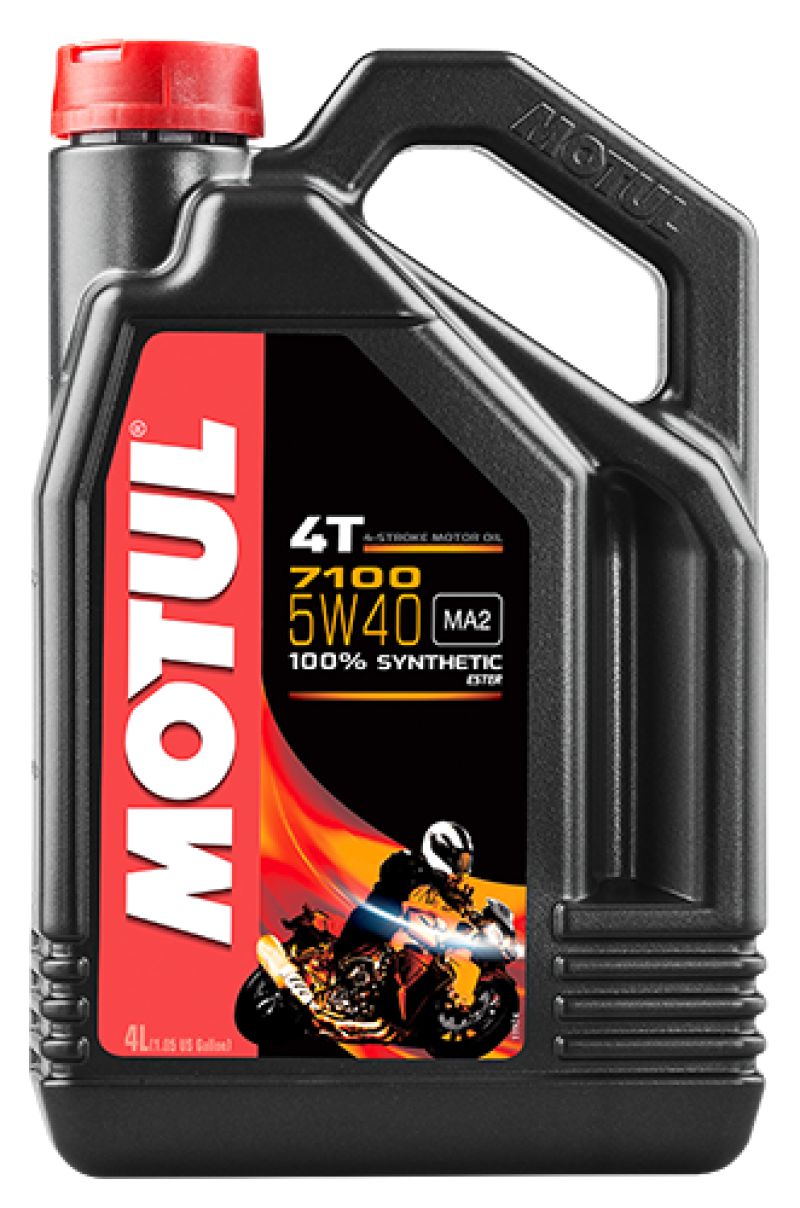 Motul 4L 7100 Synthetic Motor Oil 5W40 4T - Case of 4