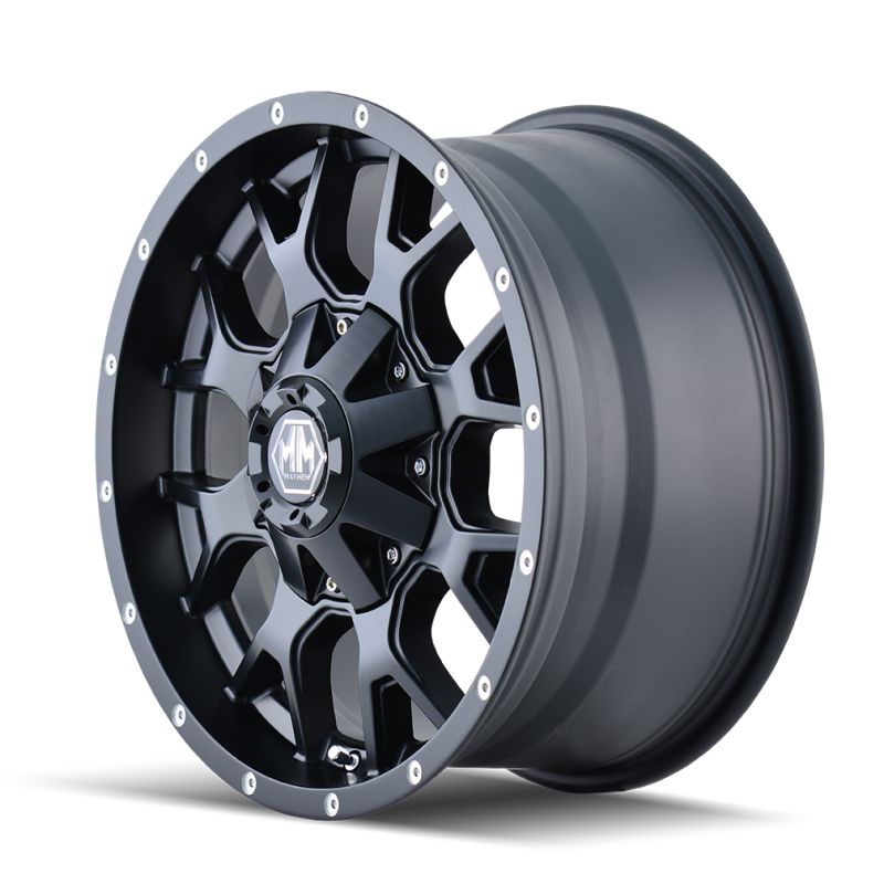 Mayhem 8015 Warrior 20x9 / 5x150 BP / 18mm Offset / 110mm Hub Matte Black Wheel
