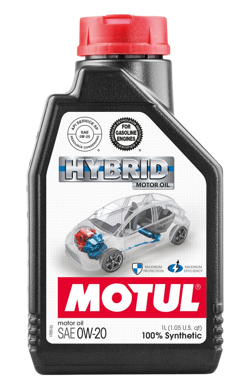 Motul 1L Hybrid Synthetic Motor Oil - 0W20 - Case of 12
