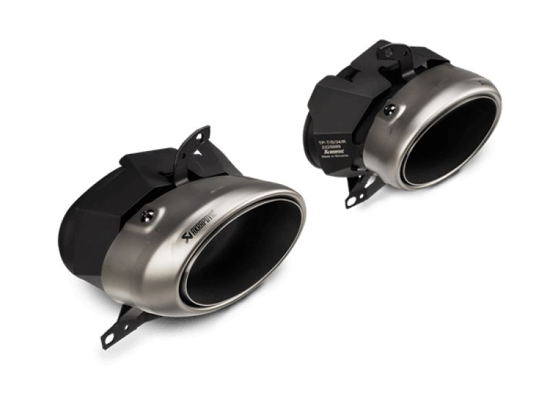 Akrapovic 20-21 Porsche 911 Turbo/Turbo S (992) Tail Pipe Set (Titanium)