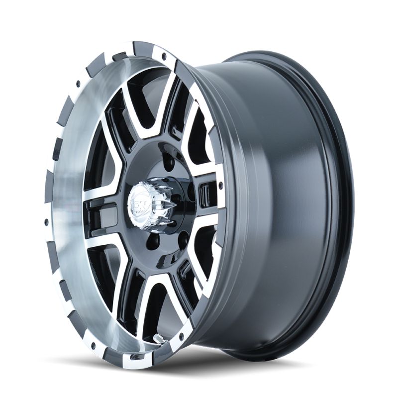 ION Type 179 16x8 / 8x170 BP / 10mm Offset / 130.8mm Hub Black/Machined Wheel