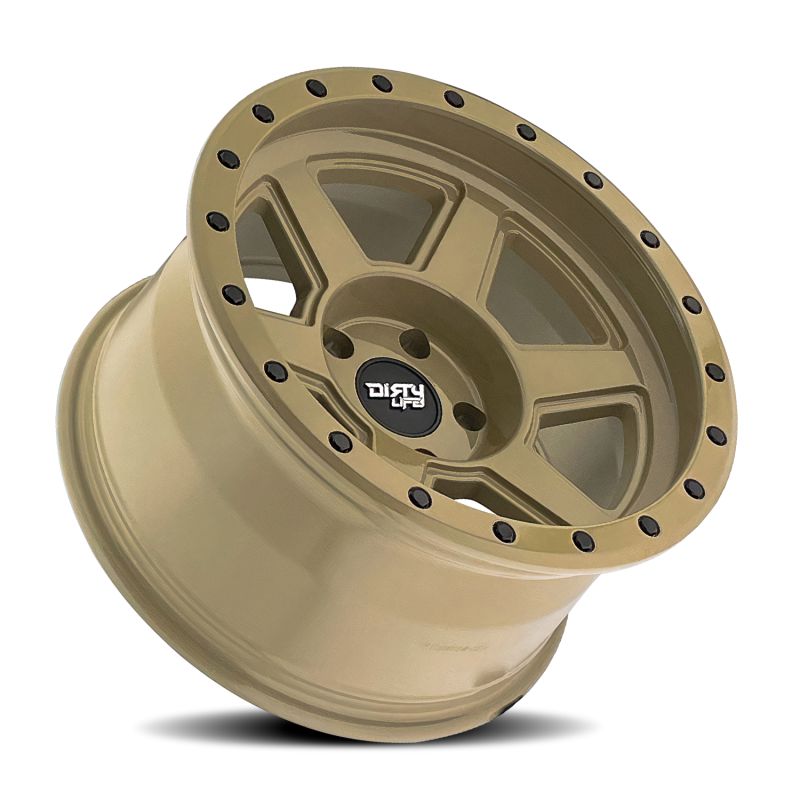 Dirty Life 9315 Compound 17x9 / 6x139.7 BP / -12mm Offset / 106mm Hub Desert Sand Wheel