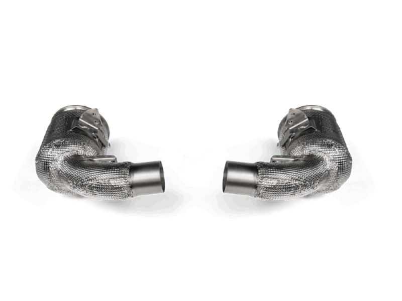 Akrapovic 20-21 Porsche 911 Turbo/Turbo S (992) Link Pipe Set w/Catalytic Converter (SS)