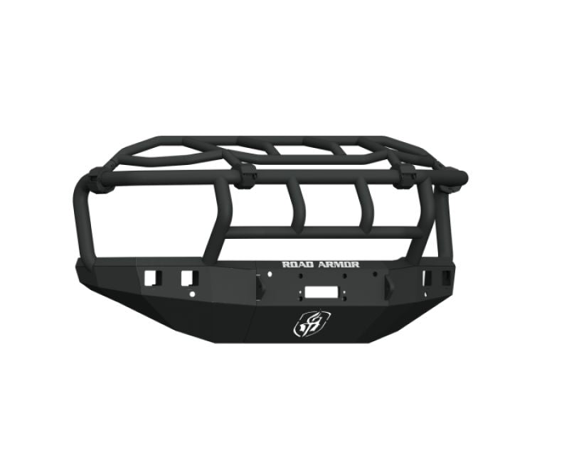 Road Armor 15-19 Chevy 2500-3500 Stealth Front Winch Bumper w/Titan II Intimidator Guard - Tex Blkf