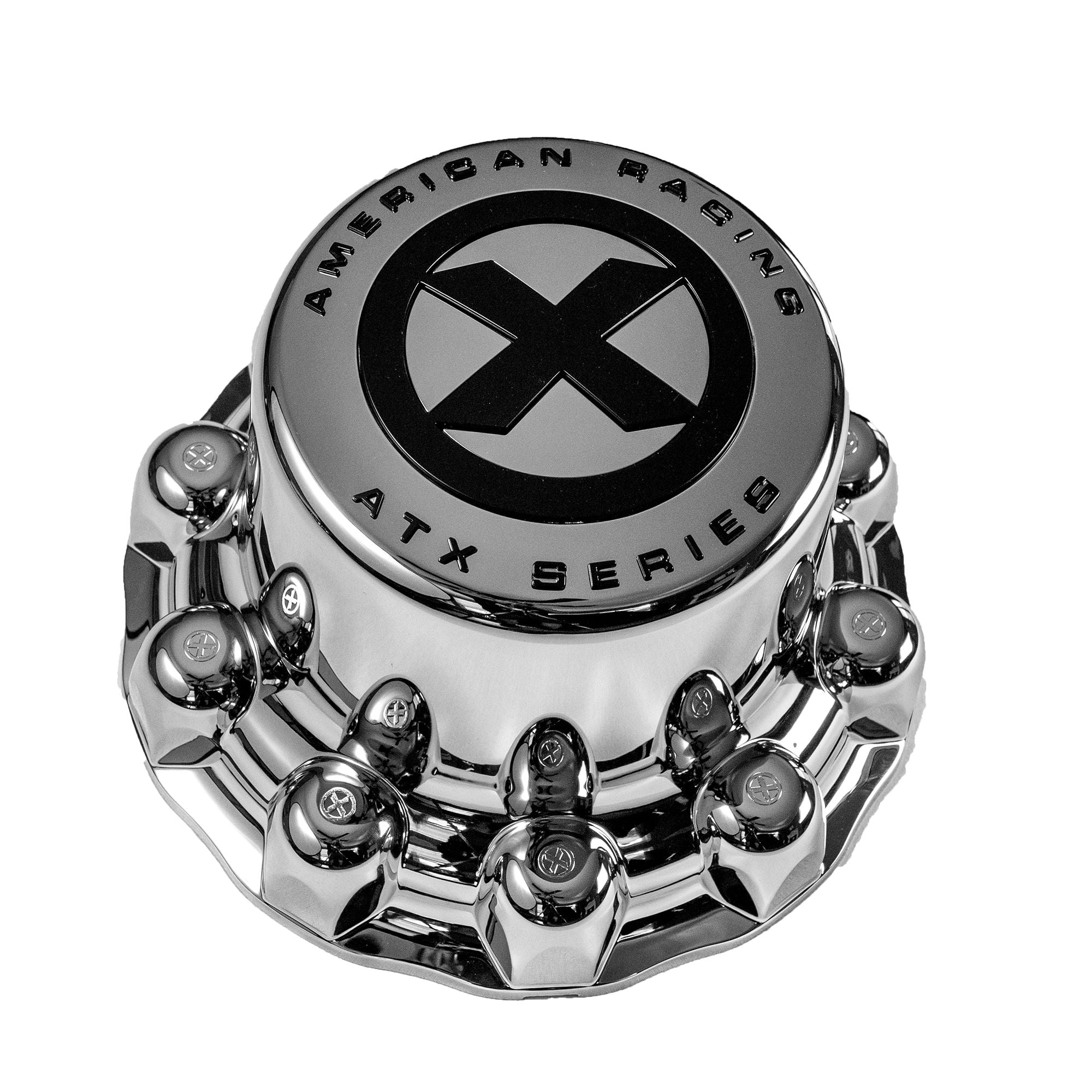 ATX FULL REAR SNAP ON  CAP COVER CHROME