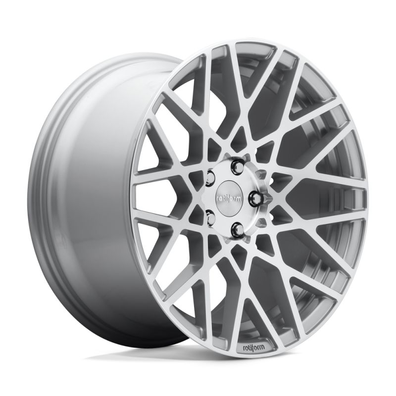 Rotiform R110 BLQ Wheel 19x8.5 5x112 45 Offset - Gloss Silver Machined