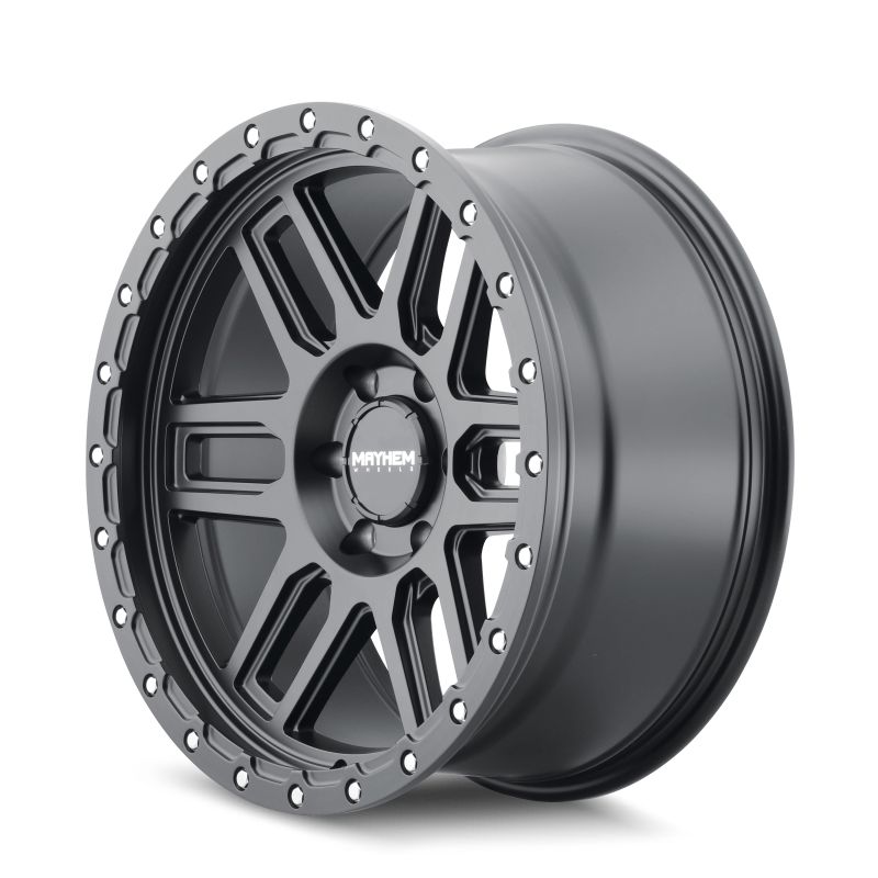 Mayhem 8304 Delta 17x9 / 6x139.7 BP / 0mm Offset / 106mm Hub Matte Black Wheel