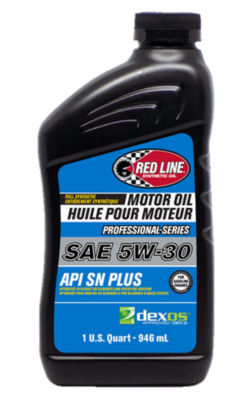 Red Line Pro-Series DEX1G2 SN+ 5W30 Motor Oil - Quart - Case of 6