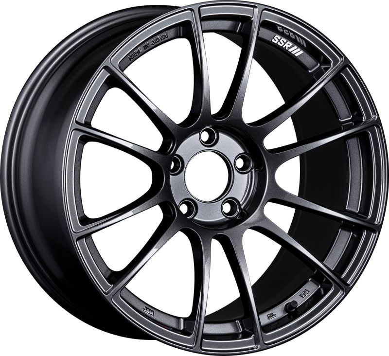SSR GTX04 19x9.5 5x114.3 38mm Offset Dark Gunmetal Wheel