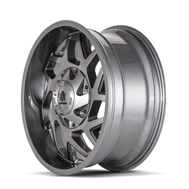 Mayhem 8106 Hatchet 20x10 / 6x135 BP / -19mm Offset / 106mm Hub Gloss Gunmetal w/ Black Wheel