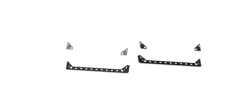 Road Armor TRECK Dual Lower 5ft Bed Mid-Size Truck Rail Mounts (Pair)