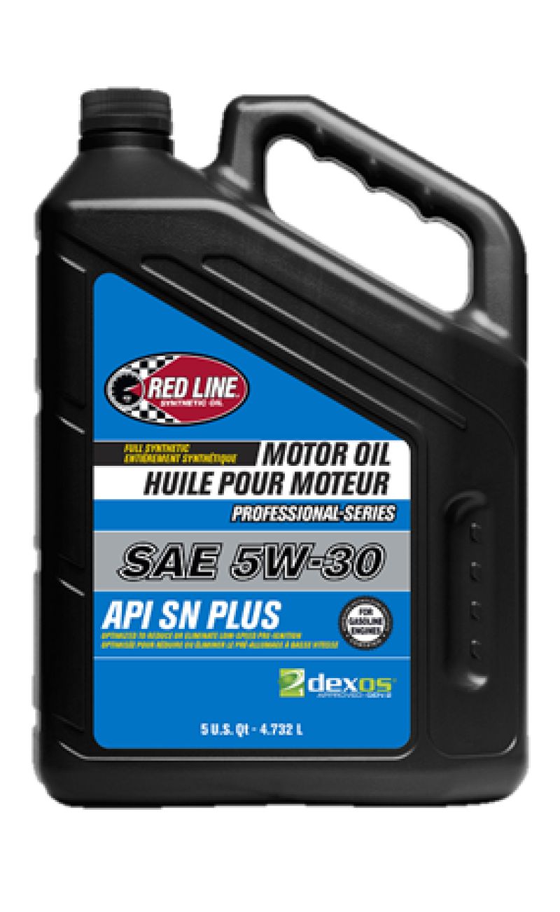 Red Line Pro-Series DEX1G2 SN+ 5W30 Motor Oil - 5 Quarts - Case of 3