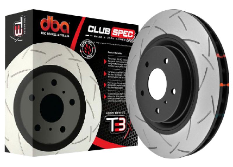 DBA 2020+ Chevrolet Corvette C8 J55 Z51 Front Slotted 4000 Series Rotor