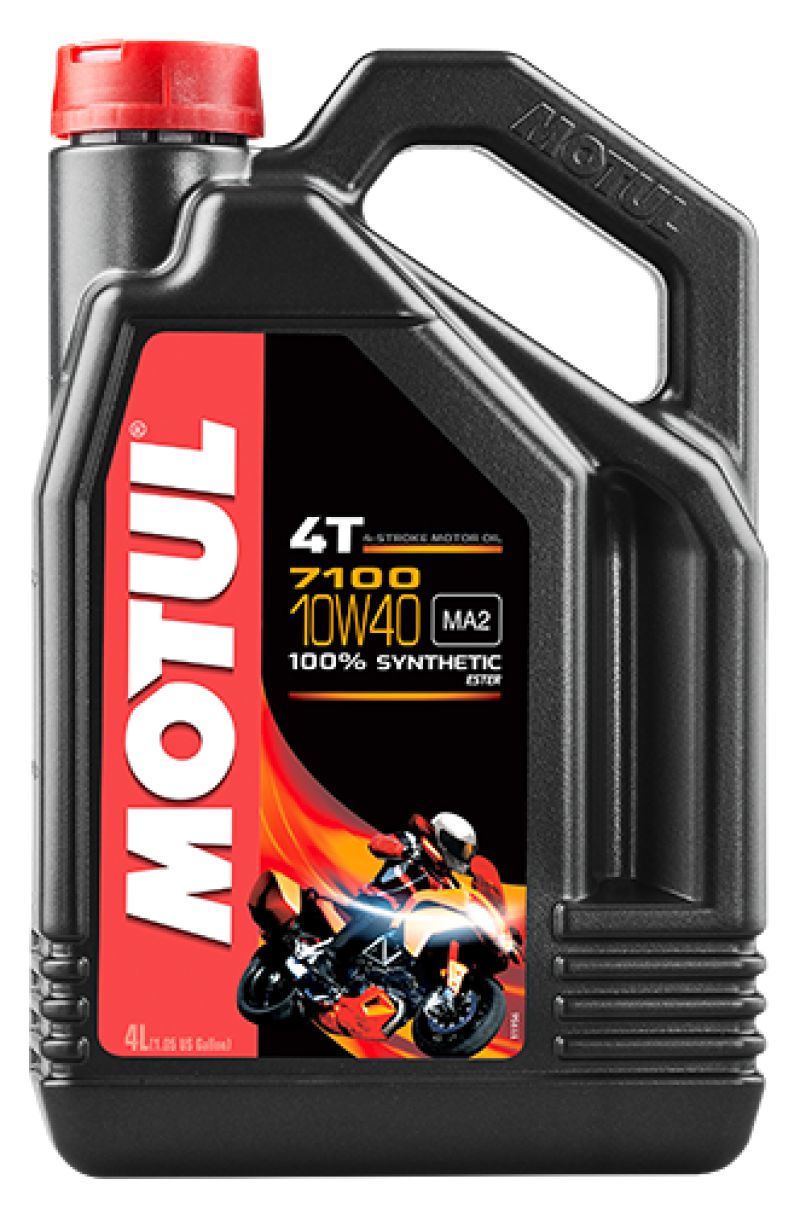 Motul 4L 7100 4-Stroke Engine Oil 10W40 4T - Case of 4