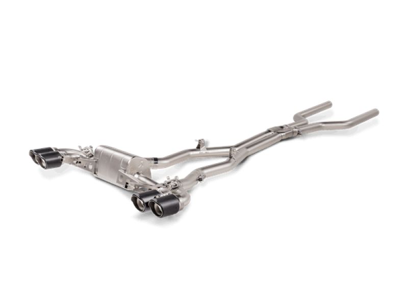 Akrapovic 2021 BMW M8/M8 Competition (F93) Evolution Line Cat Back (Titanium) w/Carbon Tips
