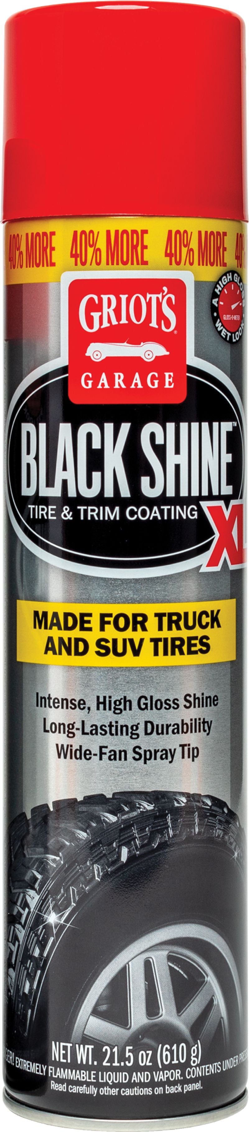 Griots Garage Black Shine Tire and Trim Coating XL - 21.5oz - Case of 6