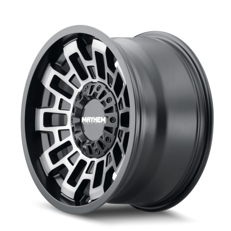 Mayhem 8113 Cortex 20x9 / 5x139.7 BP / 0mm Offset / 110mm Hub Matte Black w/ Dark Tint Wheel