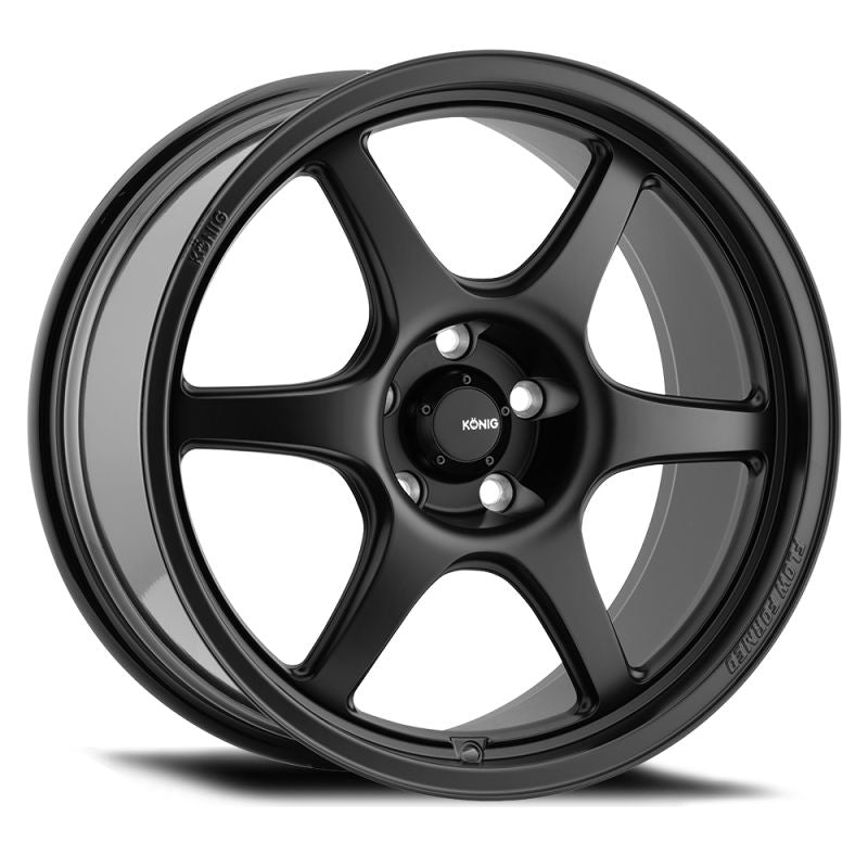 Konig Hexaform 17x8 4x108 ET40 Matte Black