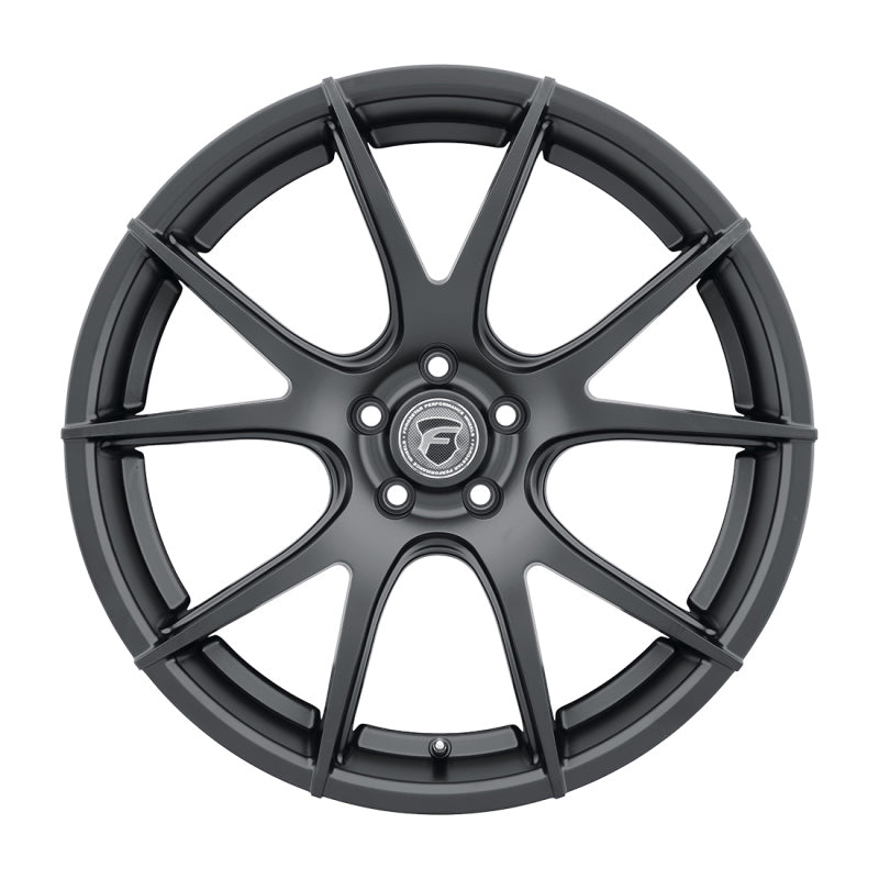 Forgestar F222 19X11 CF5V 6X114.3 ET43 BS7.7 Satin Black 71.5