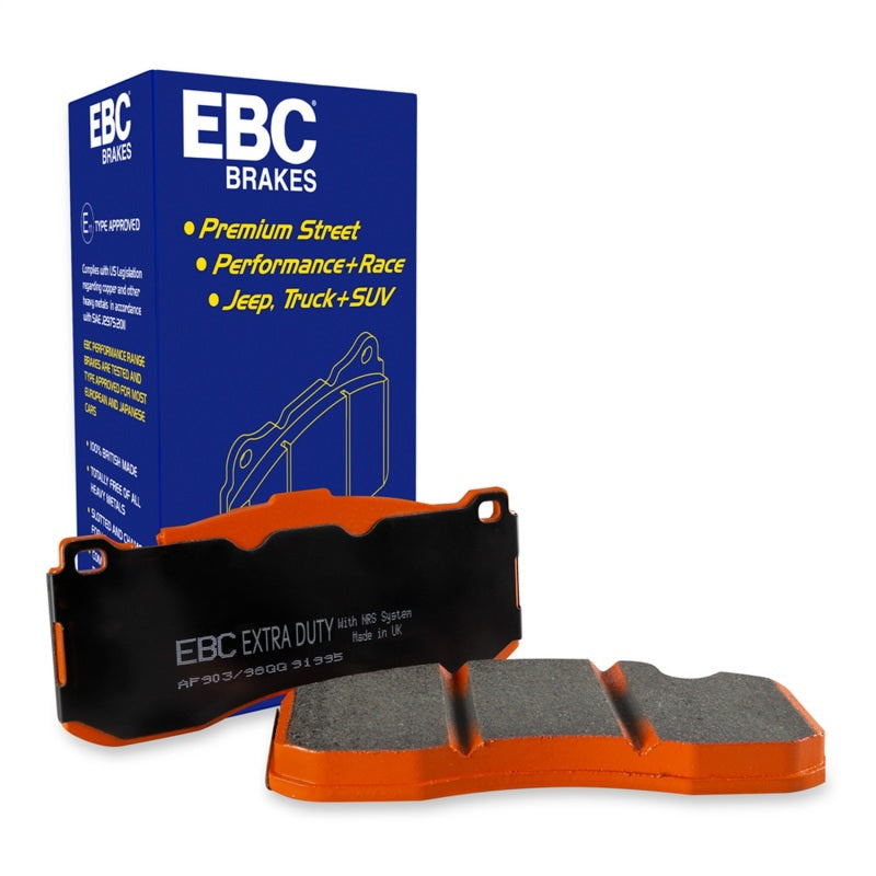EBC 2018+ Jeep Wrangler (JL) 2.0T Orangestuff Rear Brake Pads