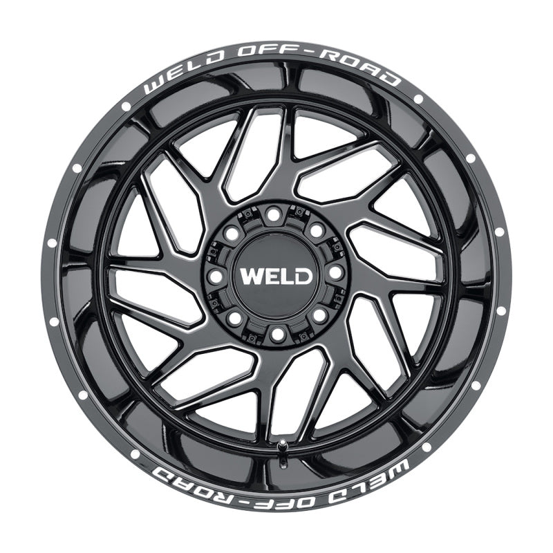 Weld W117 20X9 Fulcrum 8X165.1 ET00 BS5.00 Gloss Black MIL 125.1