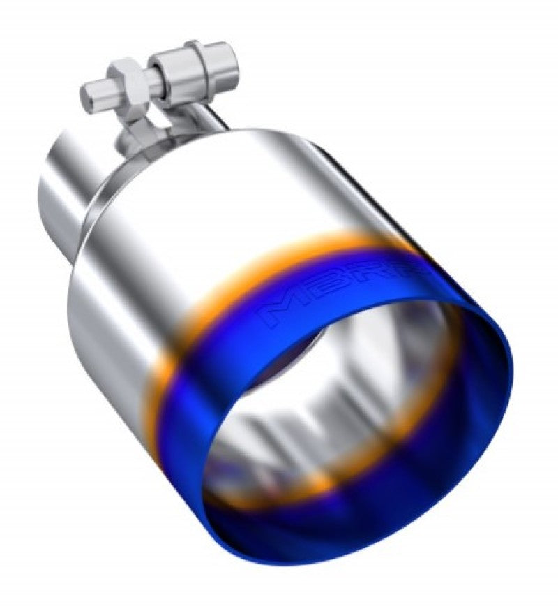 MBRP Universal T304 SS Burnt End Tip 4in OD/2.5in Inlet/6.5in L