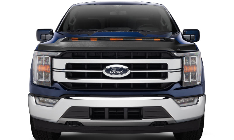 AVS 21-22 Ford F-150 Low Profile Aeroskin Lightshield Pro - Black