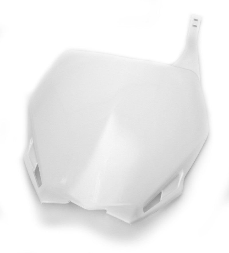 Cycra Stadium Number Plate Yamaha - White