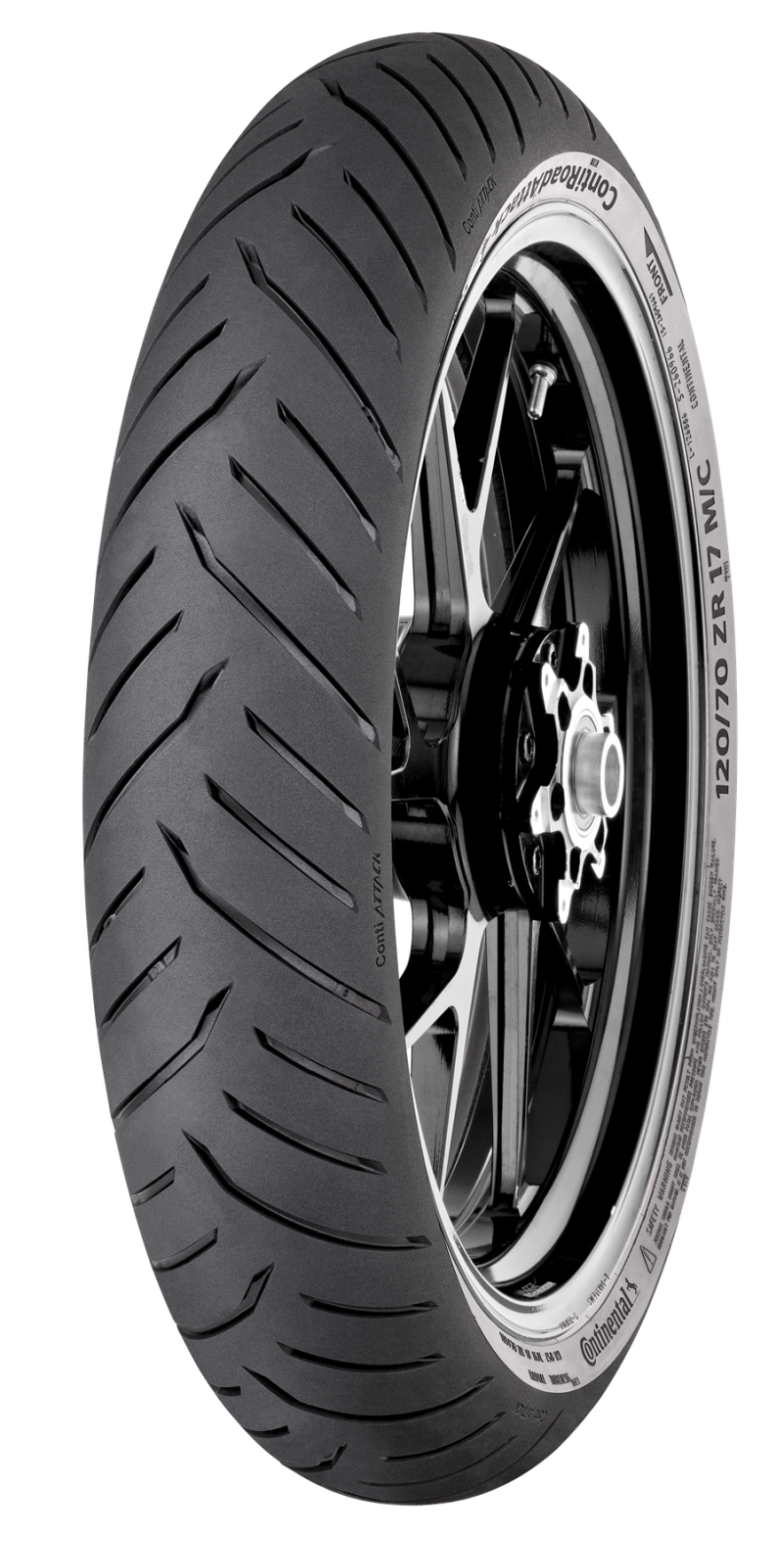 Continental ContiRoadAttack 4 Front Tire - 120/70 ZR17 M/C 58(W) TL
