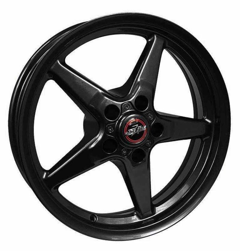 Race Star 92 Drag Star 15x10 5x5.00BC 5.50BS Direct Drill Dark Star Black Wheel
