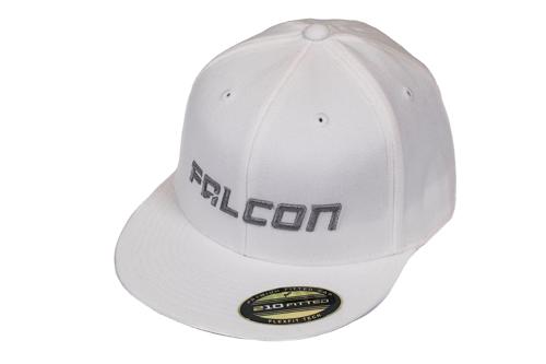 Flat Visor Hat – White/Silver – Lg/XL